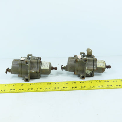 Fisher 67CFR-224 Pneumatic Pressure Regulator 250PSIG Max 0-35 Range Lot Of 2