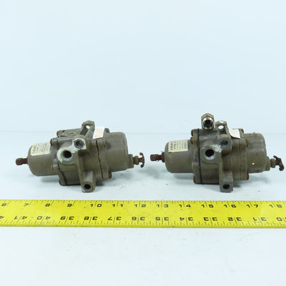 Fisher 67CFR-224 Pneumatic Pressure Regulator 250PSIG Max 0-35 Range Lot Of 2