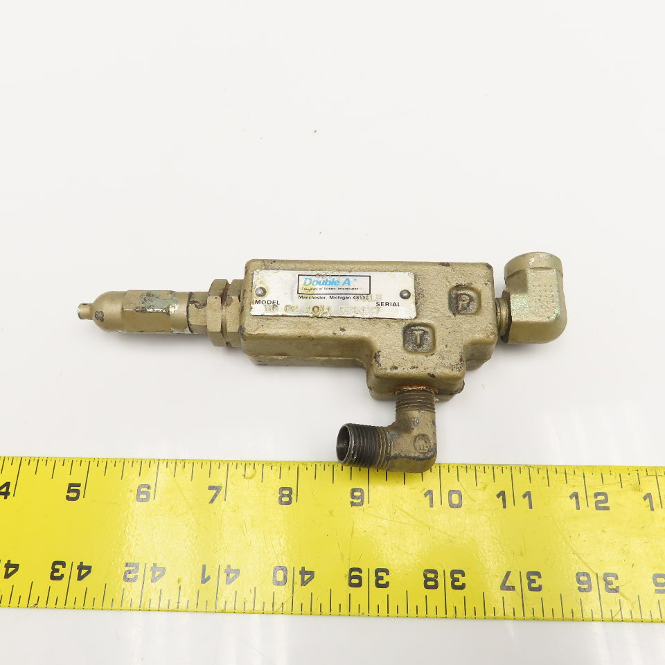 Double A BB 02 10A1 Hydraulic Safety Pressure Relief Valve 1/4" NPT