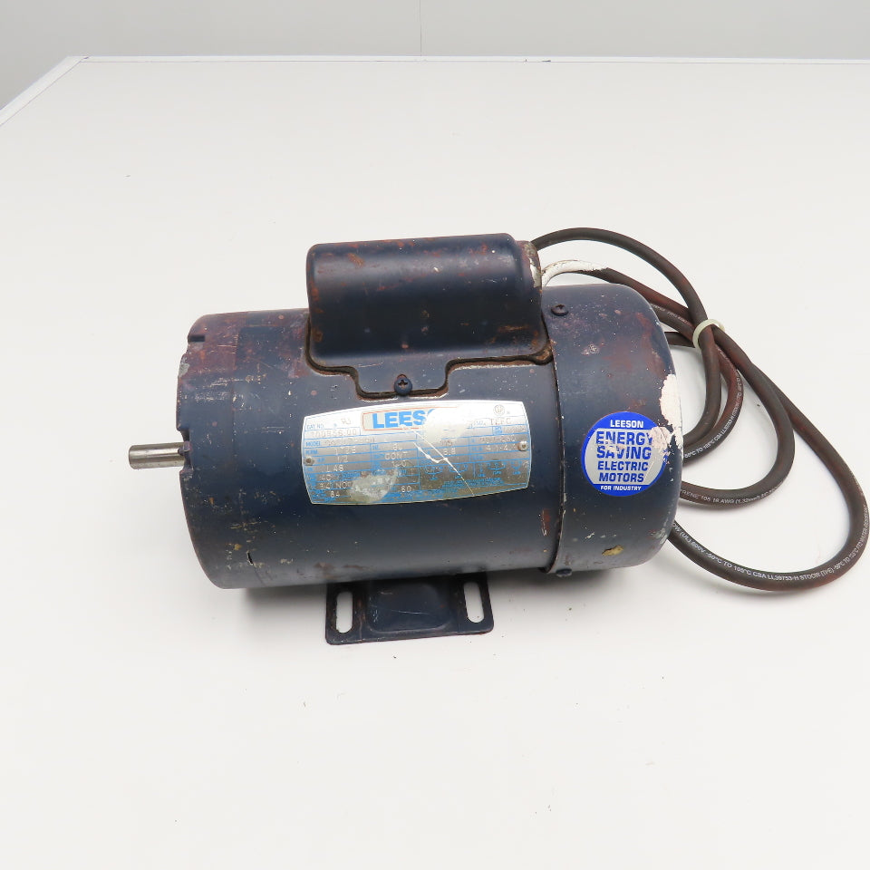 Leeson C4C17FB4D 1/2Hp 1725RPM 115-208-230V 1Ph AC Motor L48 Frame