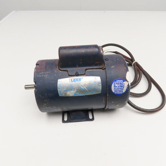 Leeson C4C17FB4D 1/2Hp 1725RPM 115-208-230V 1Ph AC Motor L48 Frame