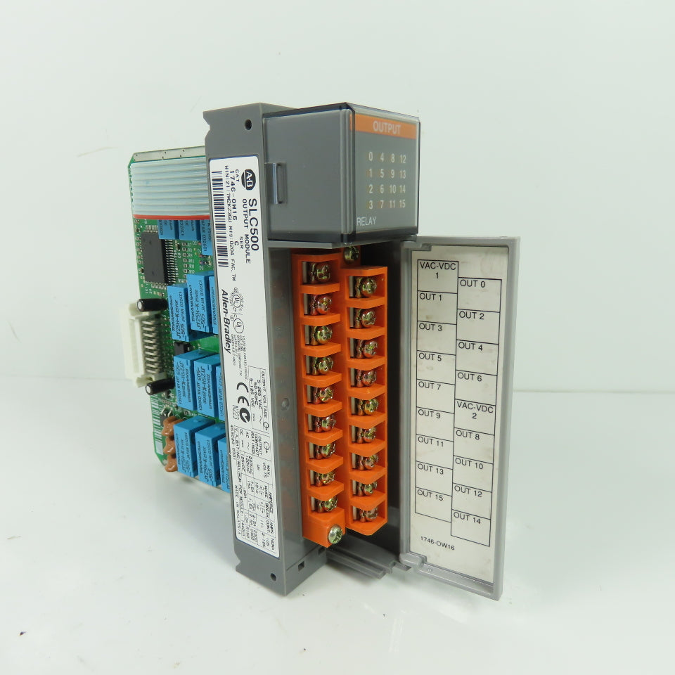 Allen Bradley 1746-OW16 SLC 500 Ser C Output Module (Clean)