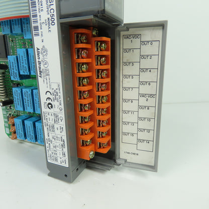 Allen Bradley 1746-OW16 SLC 500 Ser C Output Module (Clean)