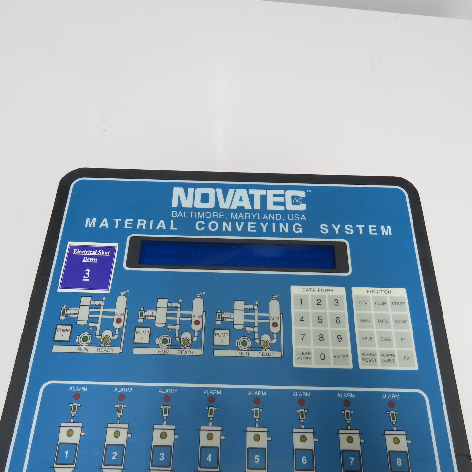 Novatec MCS-124 Material Conveying System Control Panel Board 24-Station