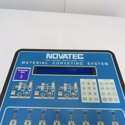 Novatec MCS-124 Material Conveying System Control Panel Board 24-Station