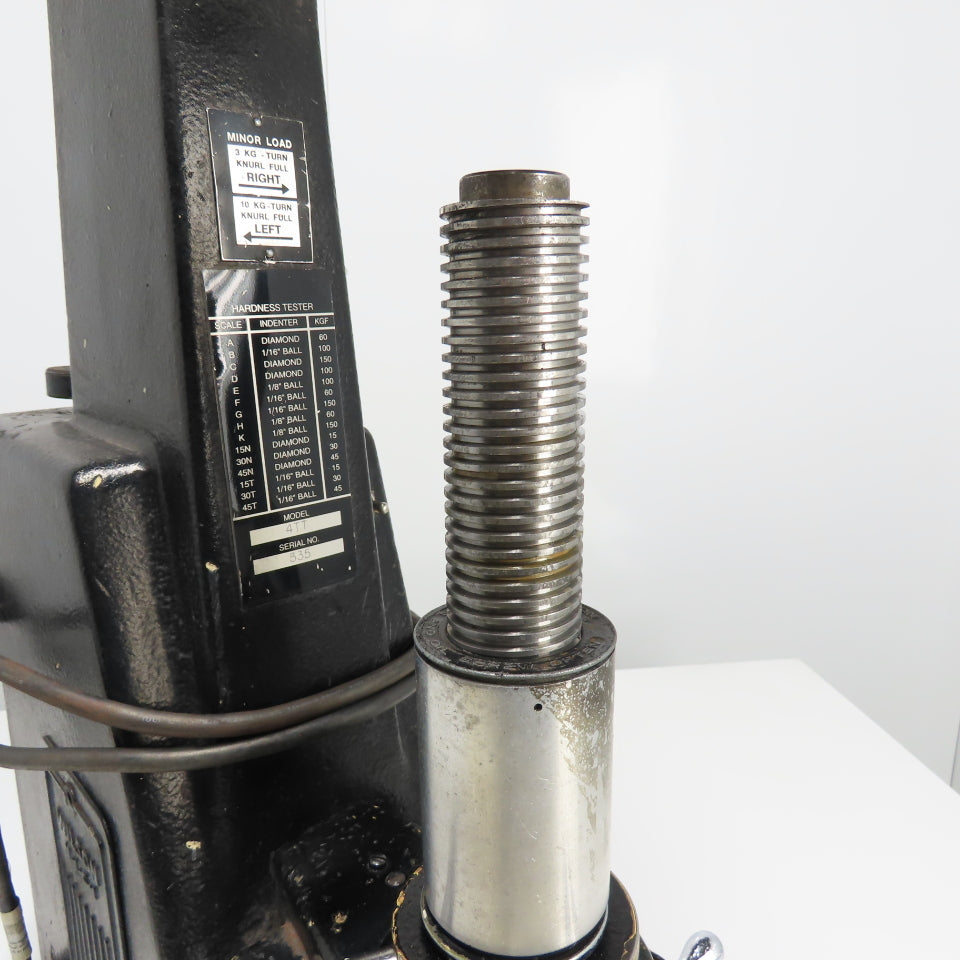 Wilson Rockwell 4TT Bench Top Hardness Tester 115V Ph
