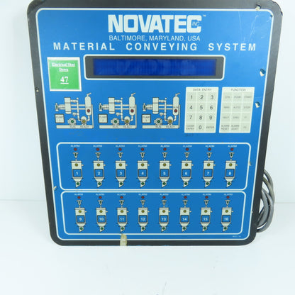 Novatec MCS-116 Material Conveying System Control Panel Board 16-Station
