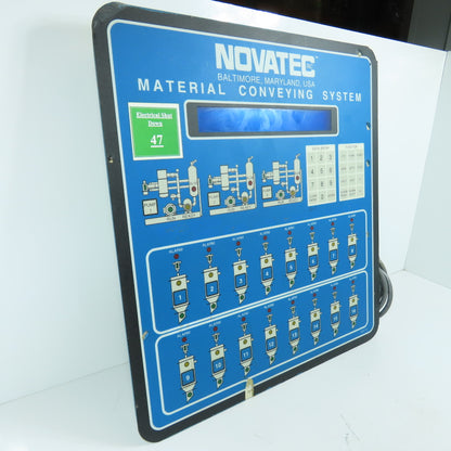 Novatec MCS-116 Material Conveying System Control Panel Board 16-Station