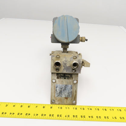 Foxboro 823DP-I3S1NM0-Y EW Electronic Transmitter W/ 1/2" NPT Pressure Manifold