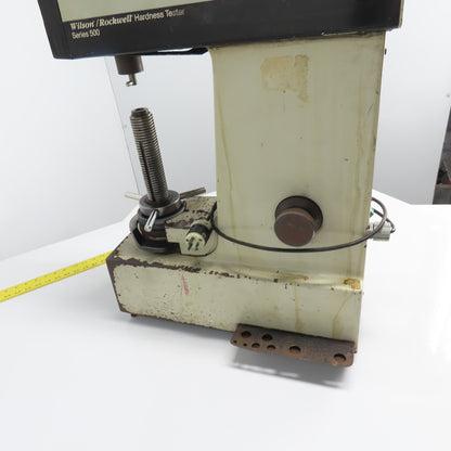 Wilson Rockwell B503-S Series 500 Bench Top Hardness Tester 120VAC 1Ph