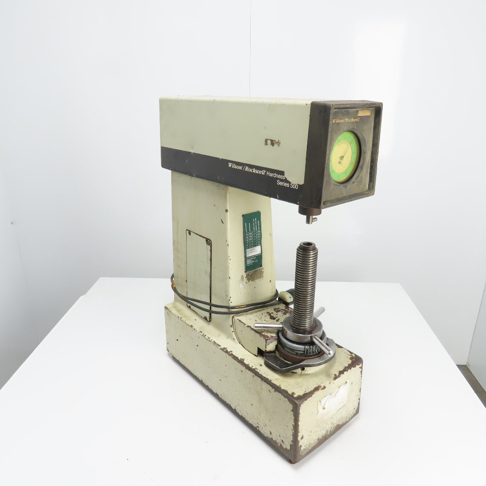 Wilson Rockwell B503-S Series 500 Bench Top Hardness Tester 120VAC 1Ph