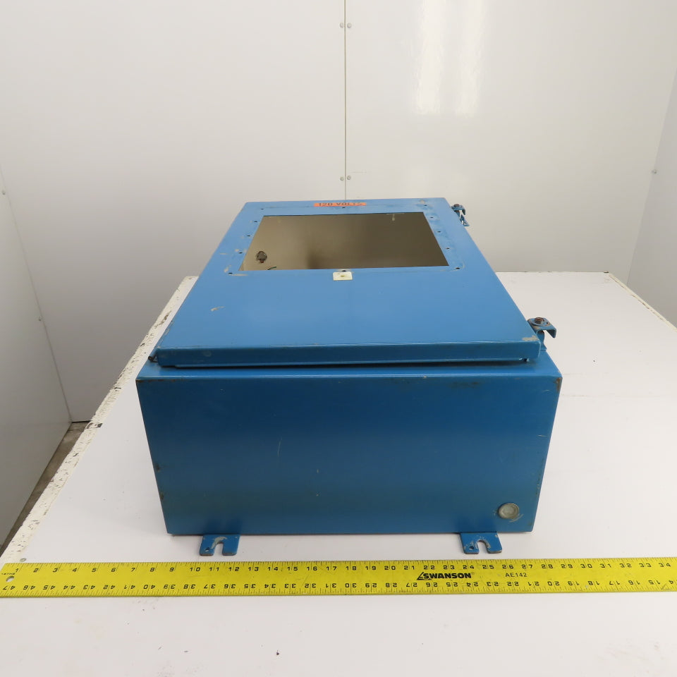 Hoffman A302010LP 30" x 20" x 10" Electrical Enclosure W/ Backplate Type 12, 13
