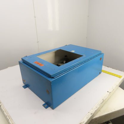 Hoffman A302010LP 30" x 20" x 10" Electrical Enclosure W/ Backplate Type 12, 13