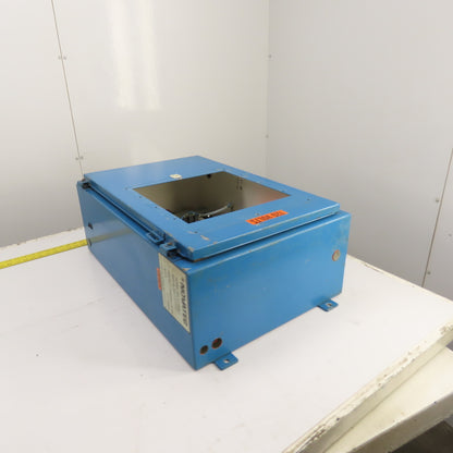 Hoffman A302010LP 30" x 20" x 10" Electrical Enclosure W/ Backplate Type 12, 13
