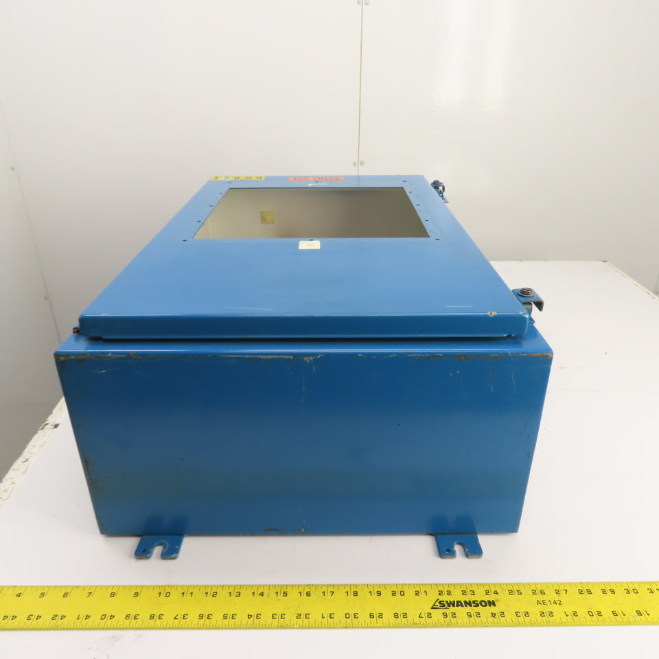 Hoffman A302010LP 30" x 20" x 10" Electrical Enclosure W/ Backplate Type 12, 13