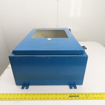 Hoffman A302010LP 30" x 20" x 10" Electrical Enclosure W/ Backplate Type 12, 13