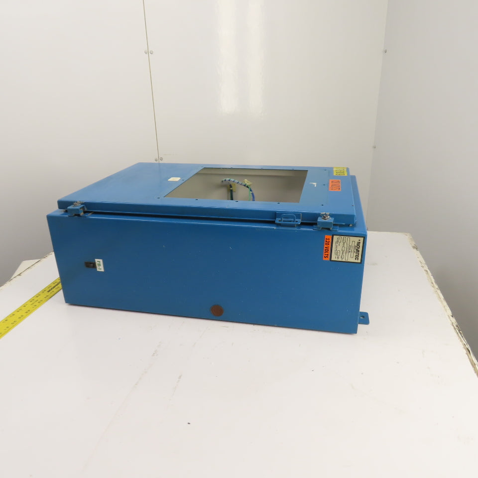 Hoffman A302010LP 30" x 20" x 10" Electrical Enclosure W/ Backplate Type 12, 13