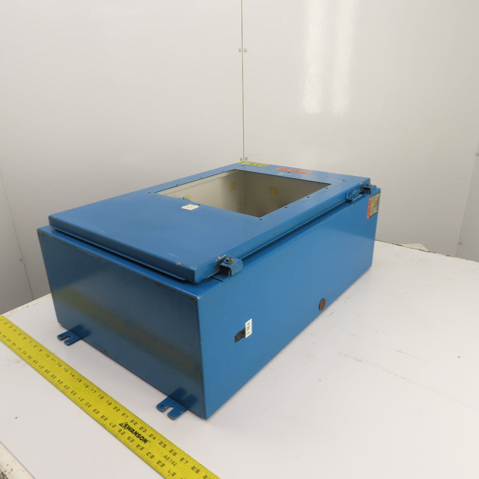 Hoffman A302010LP 30" x 20" x 10" Electrical Enclosure W/ Backplate Type 12, 13