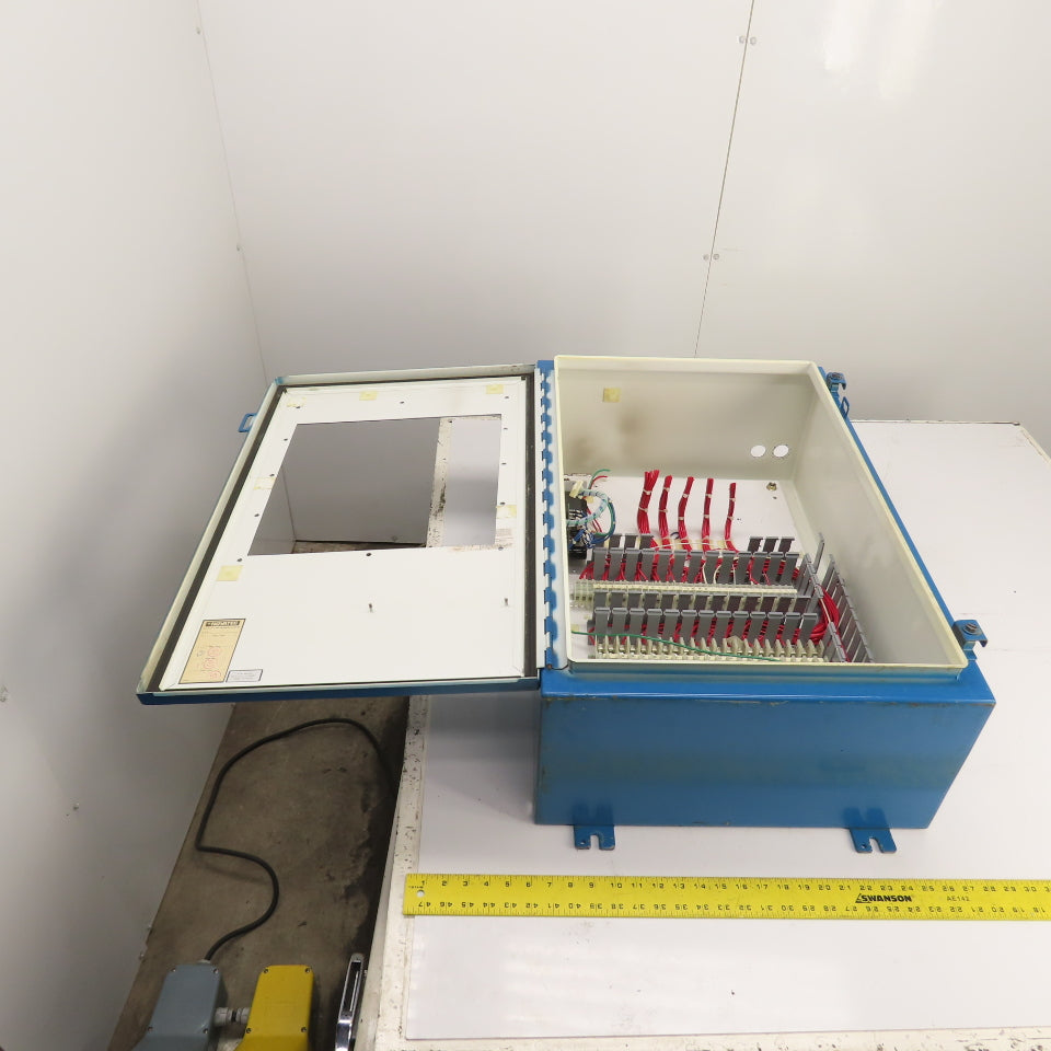 Hoffman A302010LP 30" x 20" x 10" Electrical Enclosure W/ Backplate Type 12, 13