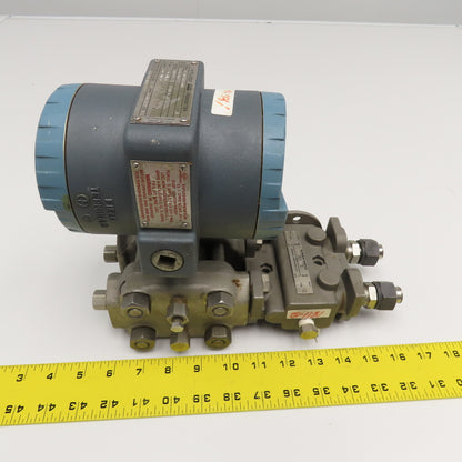 Foxboro 823DP-D3S1NM0 Electronic Transmitter W/ 1/2" NPT Pressure Manifold