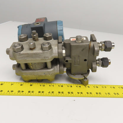 Foxboro 823DP-D3S1NM0 Electronic Transmitter W/ 1/2" NPT Pressure Manifold