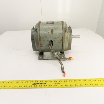 Kiemle 1-1/2HP AC Electric Motor 220/440V 4.6/2.3A 3PH 1750RPM 204 Fr. Tested