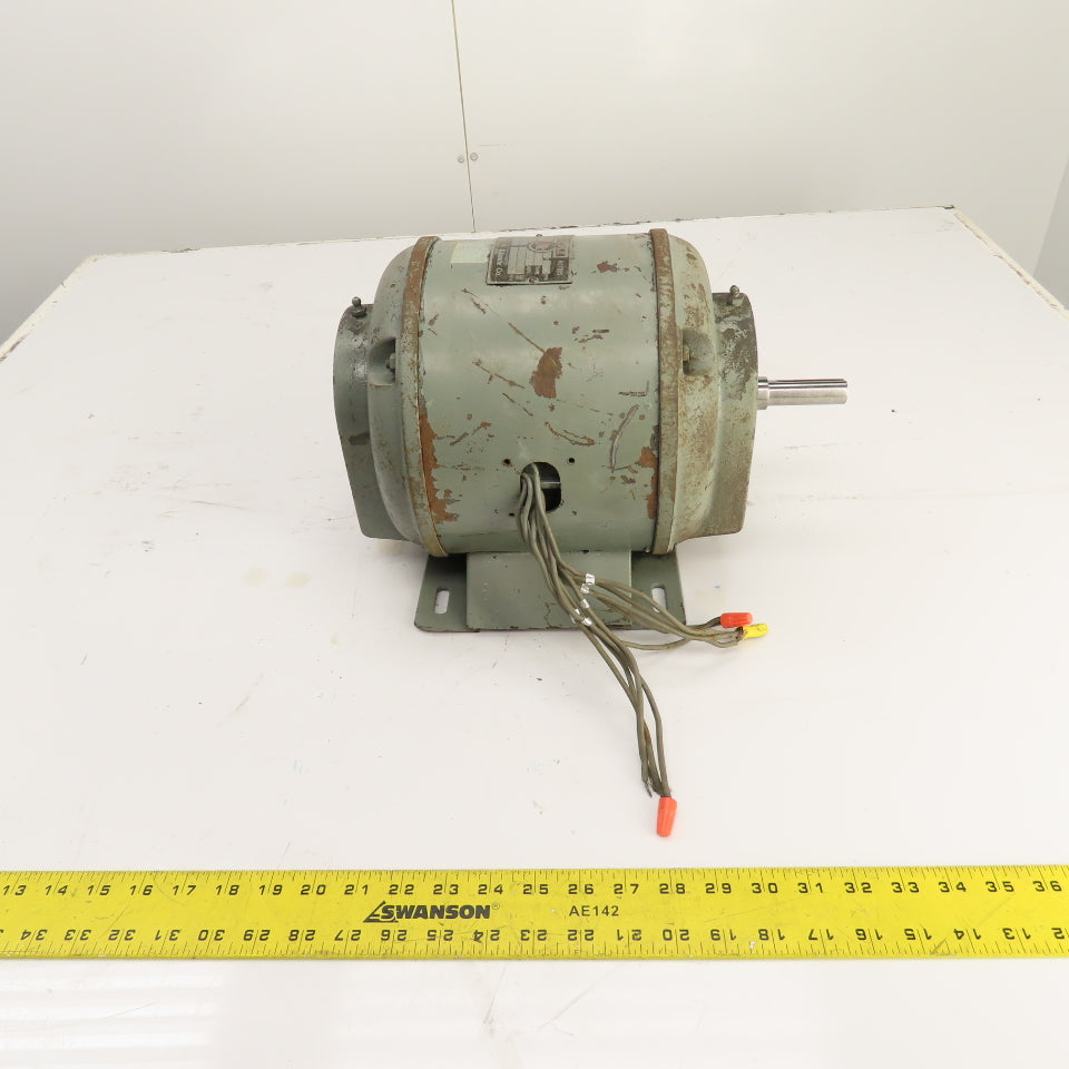 Kiemle 1-1/2HP AC Electric Motor 220/440V 4.6/2.3A 3PH 1750RPM 204 Fr. Tested