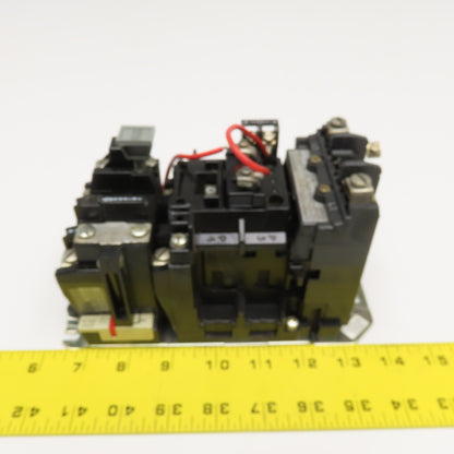 Allen Bradley 509-A0XD Size 0 Motor Starter 2 Pole 1Ph 600V 2Hp Max 120V Coil