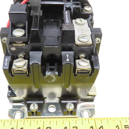 Allen Bradley 509-A0XD Size 0 Motor Starter 2 Pole 1Ph 600V 2Hp Max 120V Coil