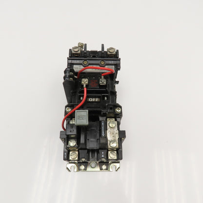 Allen Bradley 509-A0XD Size 0 Motor Starter 2 Pole 1Ph 600V 2Hp Max 120V Coil