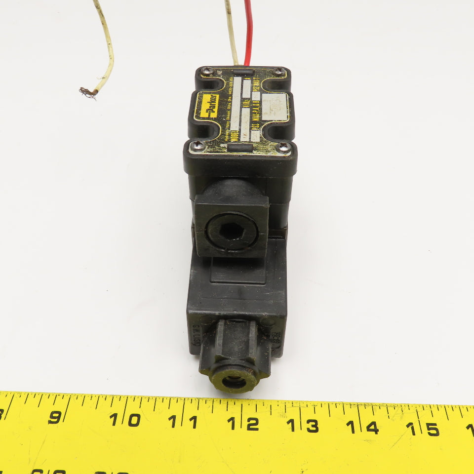 Parker D1VW20BNYC 4/2 Position Single Solenoid Directional Valve 120V Coil