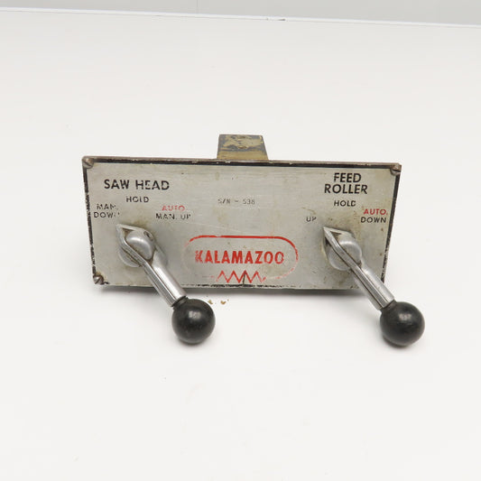 Barksdale Controls 8181S1HC3-J Kalamazoo Saw Hydraulic Controls 3 Position