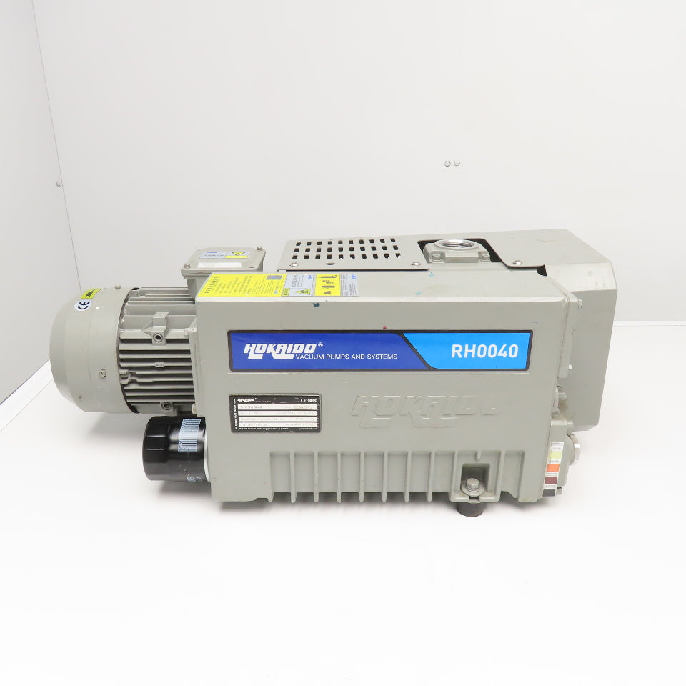 Hokaido RH 0040 Rotary Vane Vacuum Pump 220-498V 50/60Hz 1.5kW