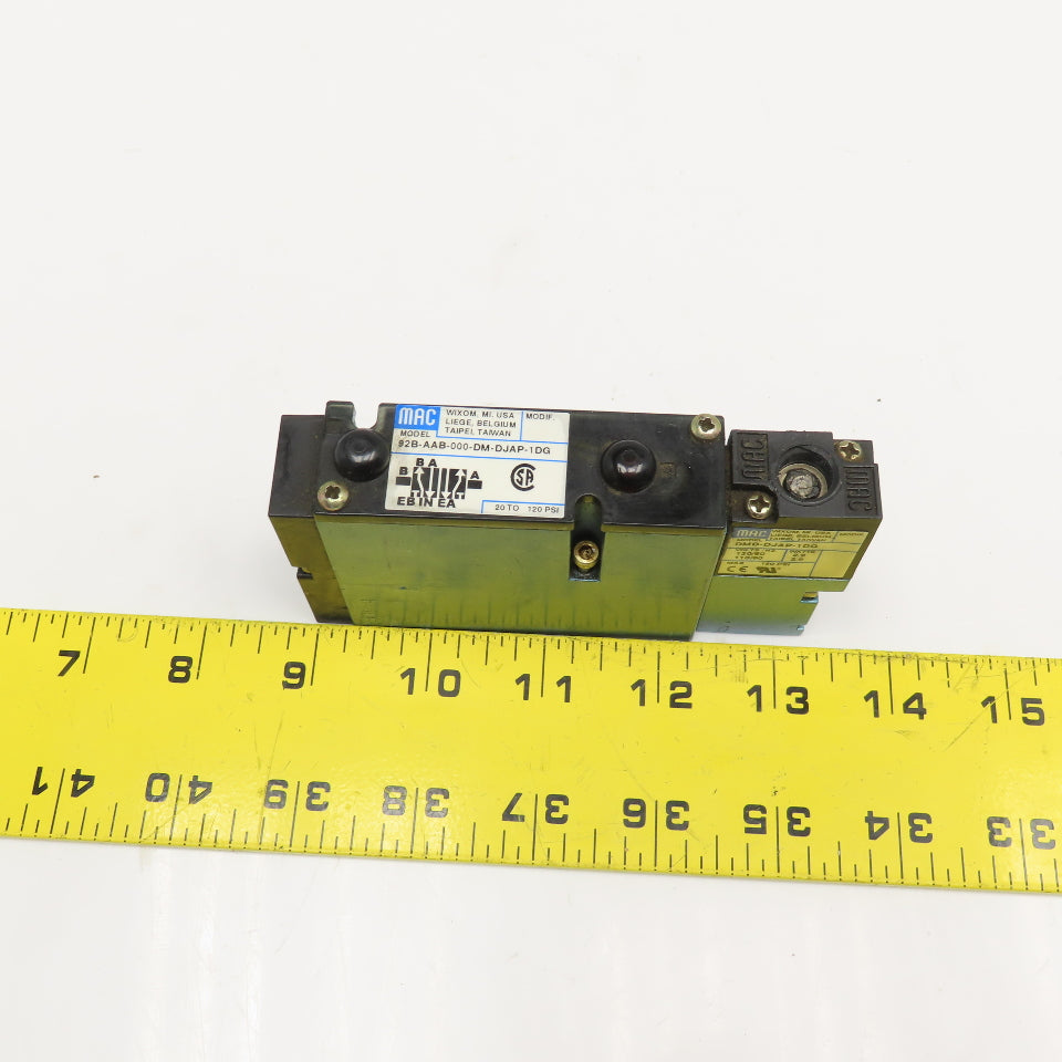 MAC 92B-AAB-000-DM-DJAP-1DG 4 Way Pneumatic Spool Valve 120V Coil