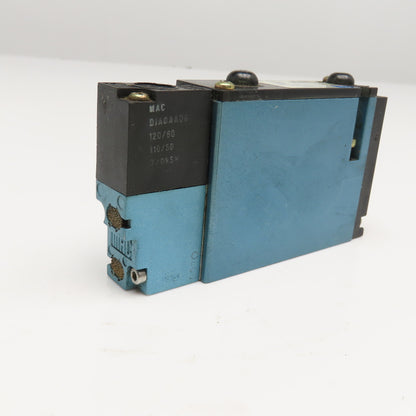 MAC 92B-AAB-000-DM-DJAP-1DG 4 Way Pneumatic Spool Valve 120V Coil