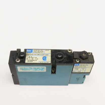 MAC 92B-AAA-000-DM-DJAP-3DG 4 Way Pneumatic Spool Valve 120V Coil