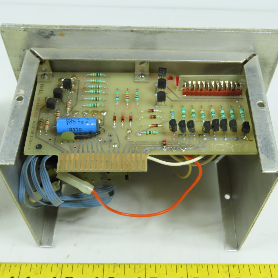 Hall Systems 32503A Controller Panel Counter Display