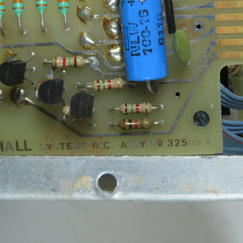 Hall Systems 32503A Controller Panel Counter Display