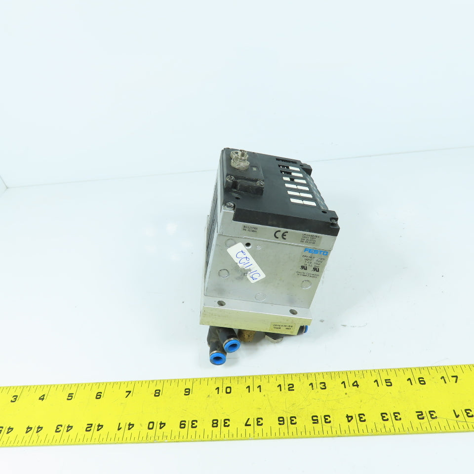 Festo CPV14-GE-FB-6 CPV-14-VI Solenoid Valve Bank 161360-362 & 162550
