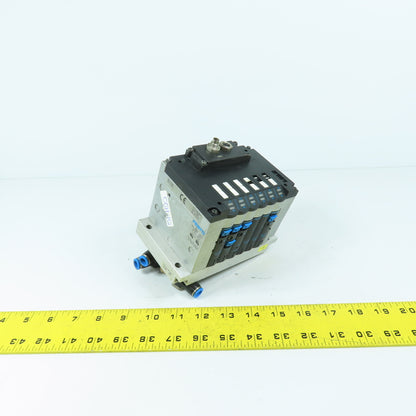 Festo CPV14-GE-FB-6 CPV-14-VI Solenoid Valve Bank 161360-362 & 162550