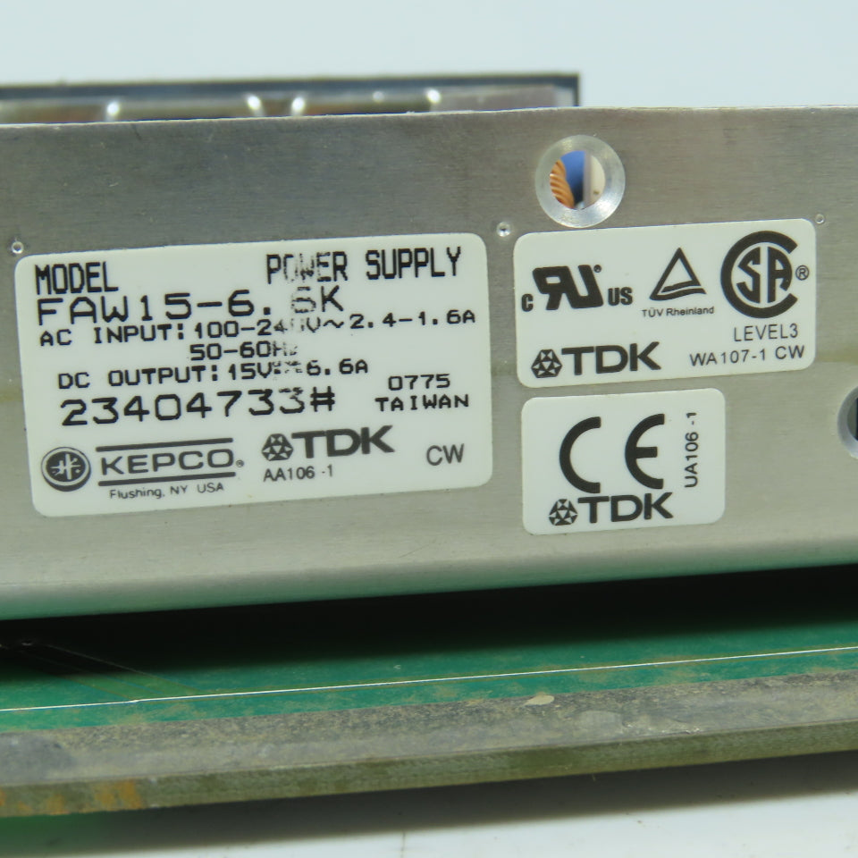 Kepco HSF 15-6.6 15V Plug-In Power Supply Board