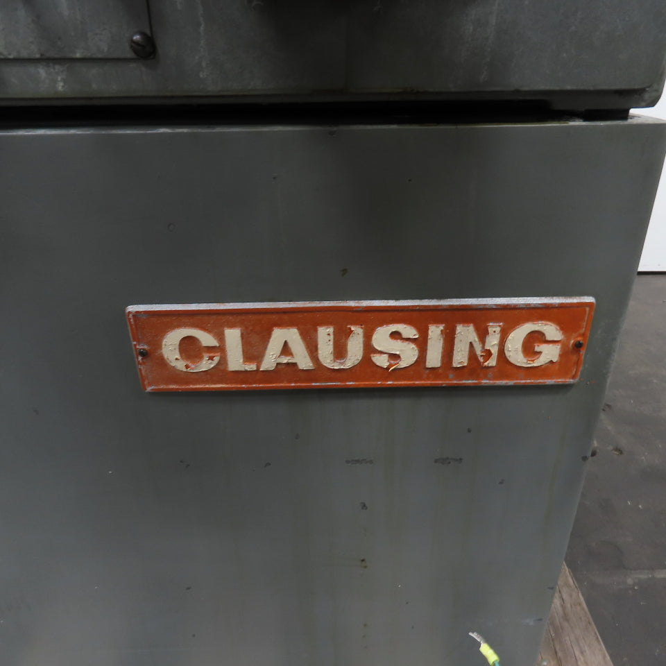 Clausing Model 4210 5" x 12" Precision Plain Cylindrical Grinder 3Ph 230/460V