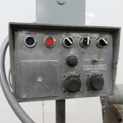 Clausing Model 4210 5" x 12" Precision Plain Cylindrical Grinder 3Ph 230/460V