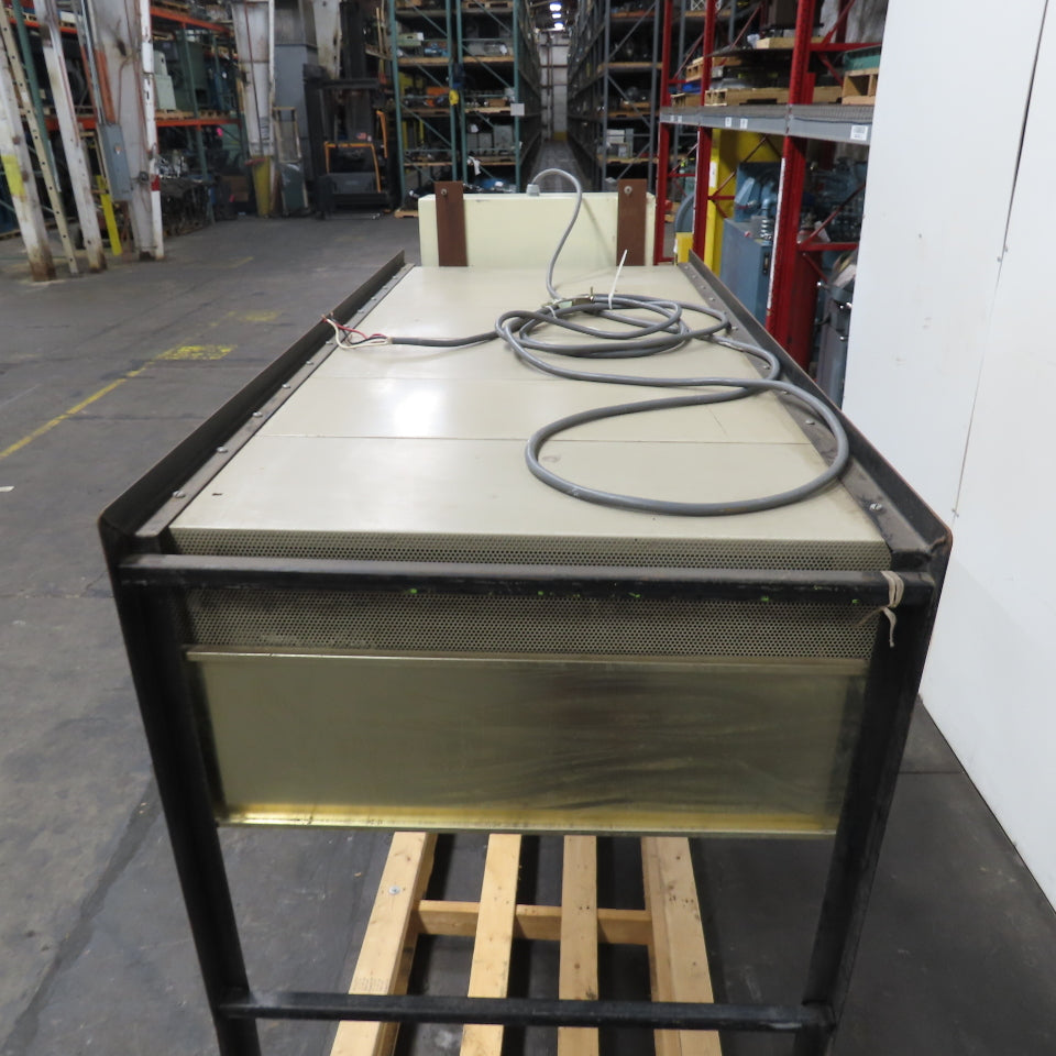 Infrared Heating Curing Lamp Fixture 67"x31"x 41" Tall Underneath 17A 3Ph 480V
