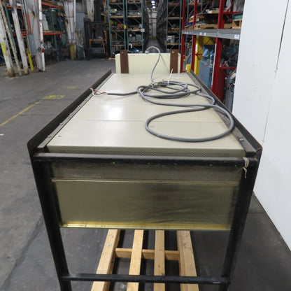 Infrared Heating Curing Lamp Fixture 67"x31"x 41" Tall Underneath 17A 3Ph 480V