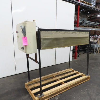 Infrared Heating Curing Lamp Fixture 67"x31"x 41" Tall Underneath 17A 3Ph 480V