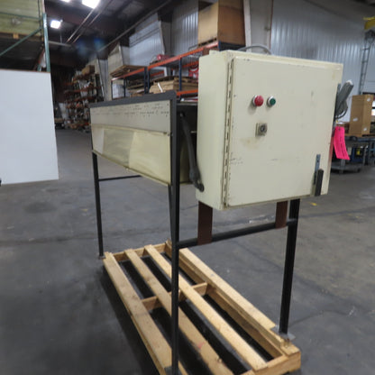 Infrared Heating Curing Lamp Fixture 67"x31"x 41" Tall Underneath 17A 3Ph 480V