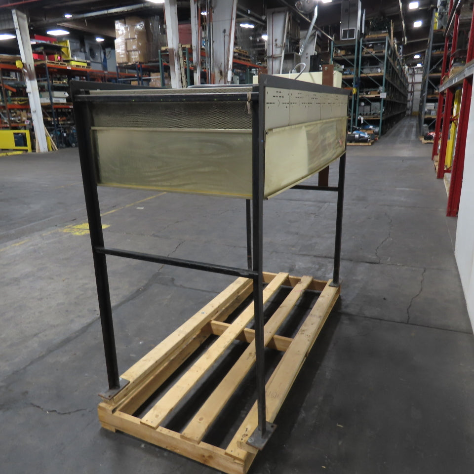 Infrared Heating Curing Lamp Fixture 67"x31"x 41" Tall Underneath 17A 3Ph 480V