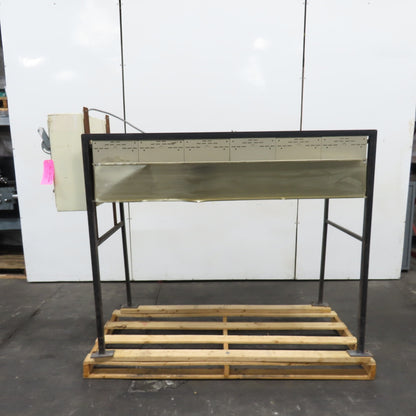 Infrared Heating Curing Lamp Fixture 67"x31"x 41" Tall Underneath 17A 3Ph 480V