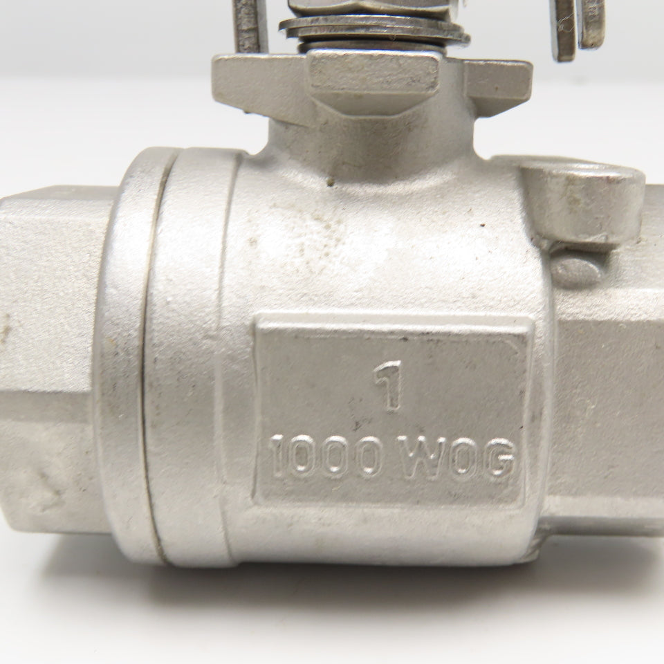 Inline Industries 1" Stainless Steel Ball Valve CF8M 1000WOG